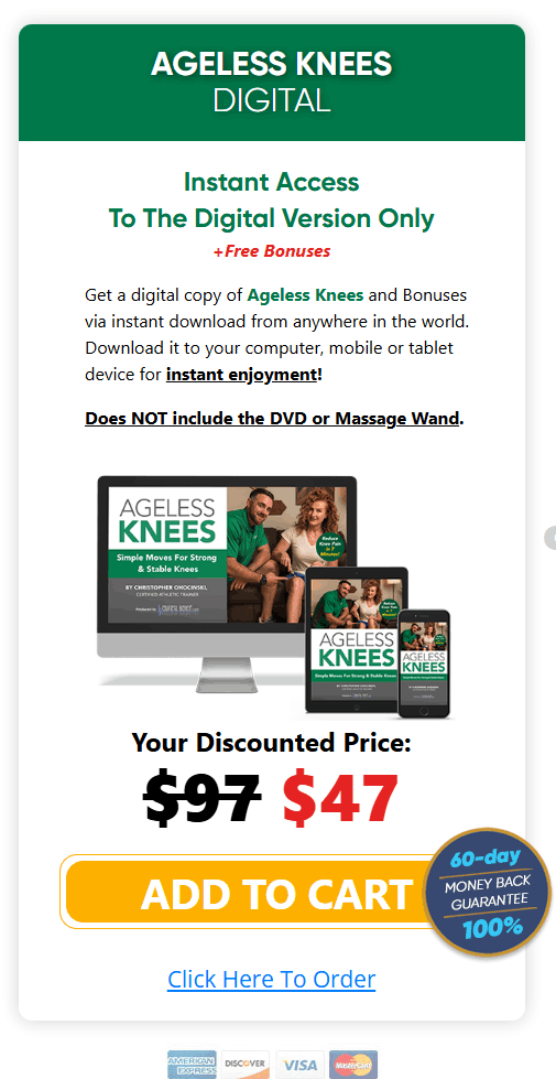 Order Ageless Knees